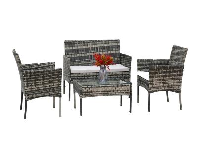 China Eco-freindly Hot Sale on Ev modern cheap stock outdoor rattan furniture for sale