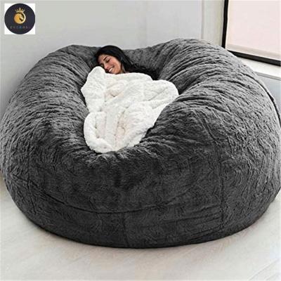 China Foldable hot sale Custom OEM Short Plush Outdoor indoor lazy beanbag  bean bag for sale