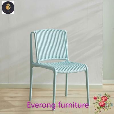 China Modern Living room chairs plastic pp material  stackable chairs dining chairs for sale