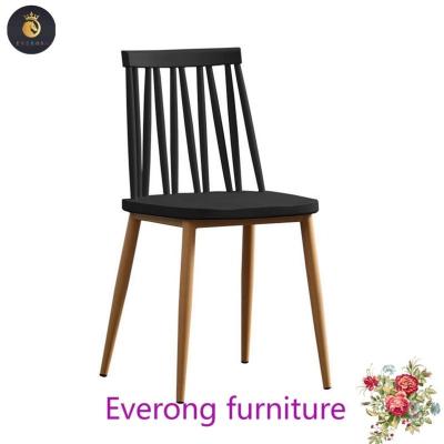 China Modern Nordic Modern plastic Steel Iron Metal Dining Chair Cafe Side Chair Packing Furniture Pcs Hotel for sale