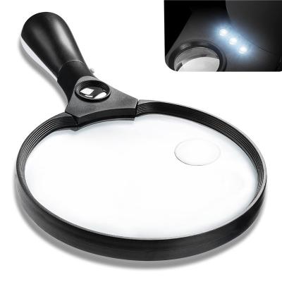 China 137mm Magnifying Glass with Light, 5.5