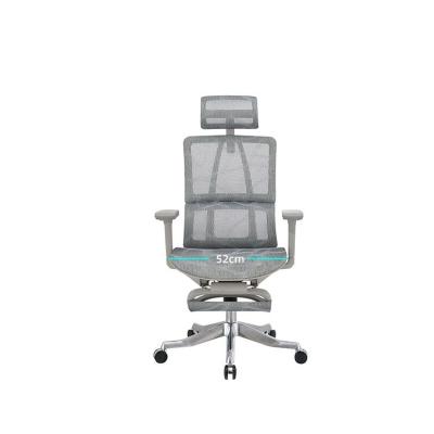 China Mesh Fabric Swivel Computer Office Chair Executive Commercial Office Swivel Chairs With Headrest for sale