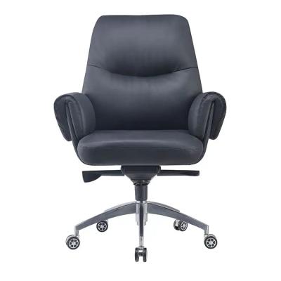 China Adjustable Boss Chair Leather Luxury 5 (Size) Wheels Executive Ergonomic Office Waiting Room Chairs For Caster Wheel for sale