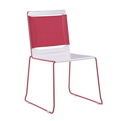 China Convertible Modern Design Dining Office Furniture Colorful Plastic Kitchen Dining Chair for sale