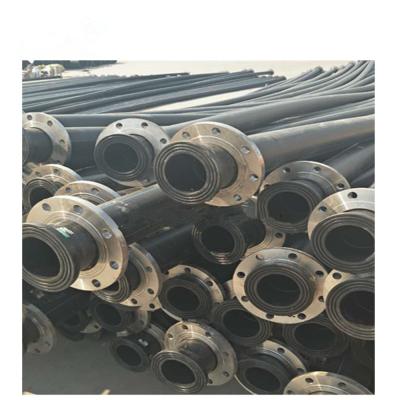 China Steel Dredging Clamp Connected Black HDPE Pe100 Pipe 200mm For Sewage Water Treatment for sale