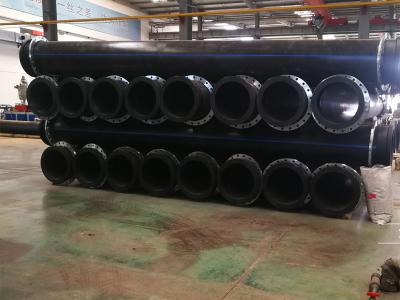 China HS Poly Code 39172100 11" 0.8mpa Plastic High Density Landfill Pe100 Dredging Pipeline for sale