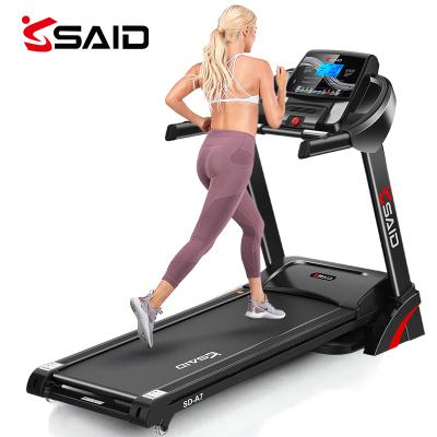 China Rueda De Rueda De Body Fitness Home Andar Folding Machine Motorized Treadmill Gimnasio Equipment Equipo for sale