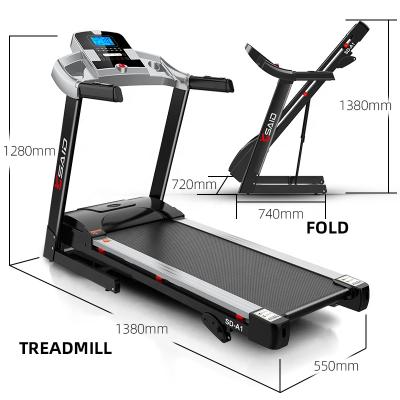 China Home Treadmill Running Rueda De Harga SAIDO Machine Use Home Electric Gym Equipment Treadmill andar for sale