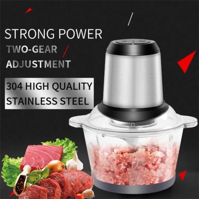 China Hotel 2 Speeds Food Chopper Automatic Mincing Machine Electric Food Processor Cleaver for sale