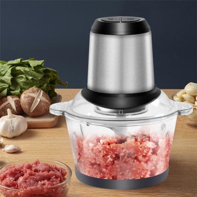 China Hotel Electric Cleaver Food Processor Stuffing Machine Cooking Vegetable Garlic Meat Grinder Cleaver and Shredder Choppers for sale