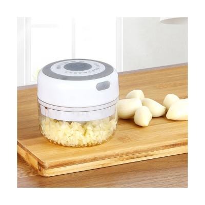 China Mini Single Food Minced Slicer Machine Garlic Vegetable Food Meat Tools Fruit Chopper Garlic Blender for sale