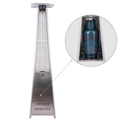 China Popular Morden #201 Stainless Steel Outside Heater Floor Garden Stove Freestanding Camping Patio Heater for sale