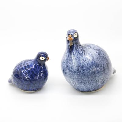 China Viable Reactive Stoneware Home Decor MAGI Decor Blue Bird for sale