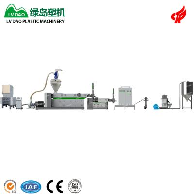 China Force Feeder PP PE Film Plastic Recycling Automatic Crusher Plastic Recycling Granulator for sale