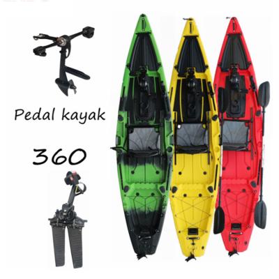 Cina kajak da pesca LLDPE singolo Sit On Top Fishing Kayak del pedale di 3.38m*0.87m in vendita