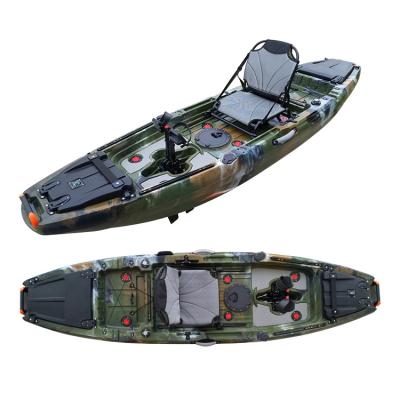 China 4.5mm einzelner Fischereipedal-Kajak Sit On Top Fishing Kayak mit Pedalen zu verkaufen