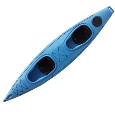 China Two Seater Plastic Sit In Kayak Huarui Leisure Canoe for sale