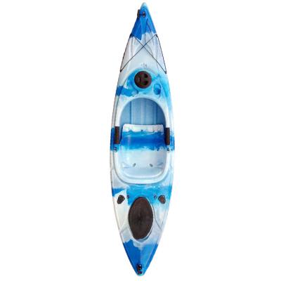 Chine Célibataire de plastique 8 pi Sit In Fishing Kayak de canoë de kayak de mer de 4.5MM 4.5MM à vendre