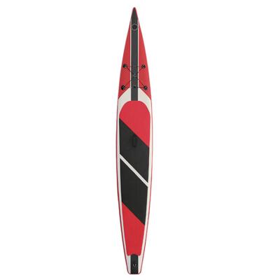 China 3.81m*0.55m Red Paddle Sup Board Racing Inflatable For Surfing for sale