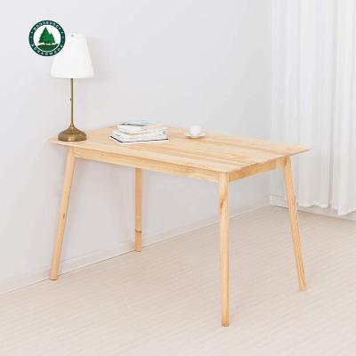 China Korean Style Pine Wood Customized Simple Desk for sale