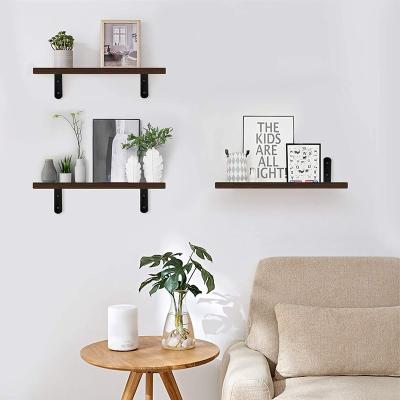 China Rustic Factory Custom Wall Mounted Modern Floating Shelves Home Decor for sale