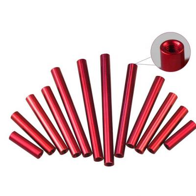 China Red Anodized Aluminum Standoff Model M2 M2.5 M3 M4 M5 Round Standoff for sale