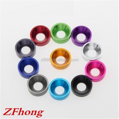 China Colored Anodized Aluminum Milled Gasket M2 M2.5 M3 M4 M5 M6 Aircraft Model for sale