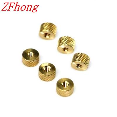 China 100pcs/lot m2 m2.5 m3 m4 retail industry brass round knurled inch knurling nut for sale