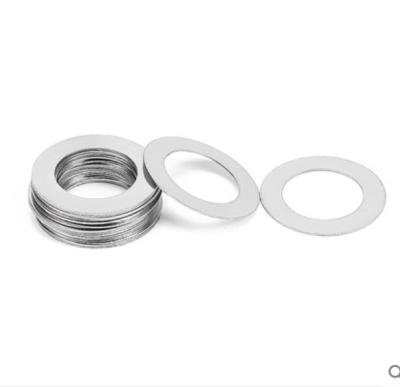 China General Industry High Precision Stainless Steel Sealing Thin Flat Shim Washer Thickness DIN988 m3 x5/6/7 0.1mm 0.2mm 0.3mm 0.5mm for sale