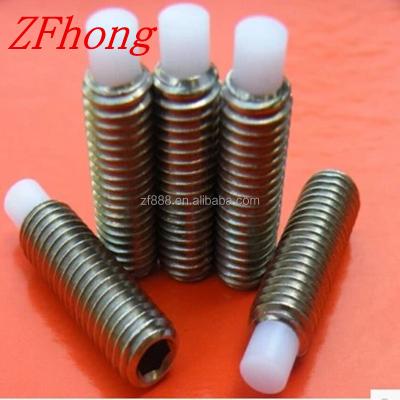 China Mechinery nylon hex socket tip set screw m3 m4 m5 m6 m8 for sale