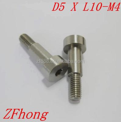 China Mechinery M4 Thread 5 x10 Stainless Steel Hex Joint Socket Head Shoulder Screw for sale