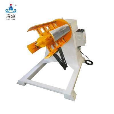 China Factory Electric Vertical Decoiler Machine For Auto Metal Parts Stamping Line for sale