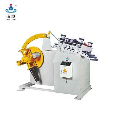 China Manual sheet Haiwei decoiler straightener 2 in 1 machine for sale