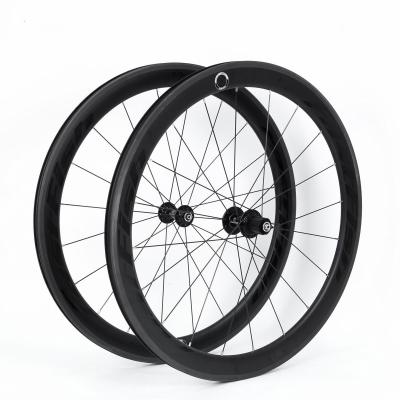 China Road Bikes T700 Carbon Fiber Bicycle Wheel 38/50mm Anvil 700C Road Bike Carbon Wheel Tubeless Carbon Road Bike Wheels for sale