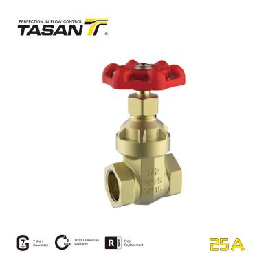 China Female X Female 1/2 Inch-4 Inch Brass Gate Valve PN25 Gate Valve 25A for sale