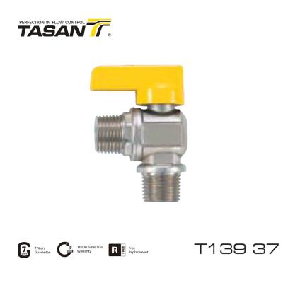 中国 アルミハンドル 1/2inch X 1/2inch 真鍮ガスバルブ Tasan Valves T139 37 販売のため