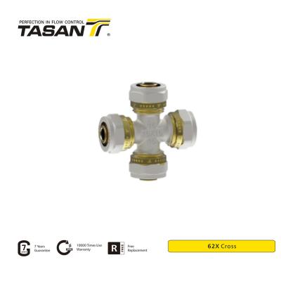 Κίνα ISO228 Brass Fitting Cross για επαγγελματικό υδραυλικό σύστημα 62X προς πώληση