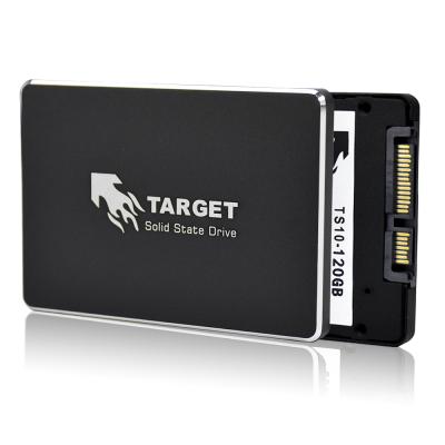 China SSD Target OEM 2.5 Inch SATA 3 120GB SATA3 SSD For Laptop PC Black for sale