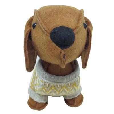 China Home Factory Wholesale Cartoon Dog Plush Toy Soft Stuffed Animal Custom Door Stopper for sale