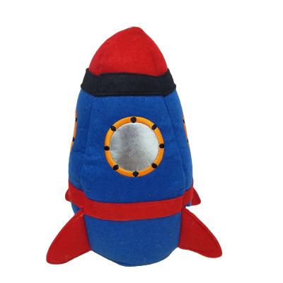 China New Arrival Home Custom Hot Sale Rocket Shape Plush Toys Door Stopper for sale