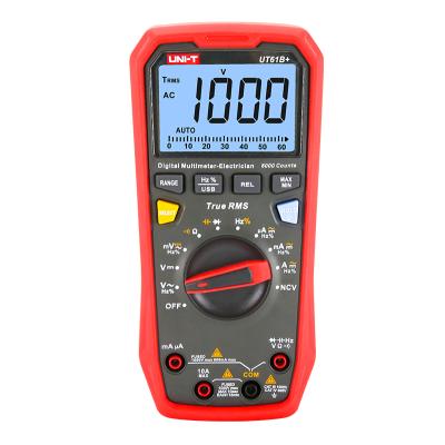 China UNIT UT61B+ True 1000V AC/DC RMS Digital Multimeter With Display Counts 6000 UT61B+ for sale