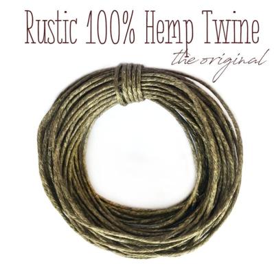 China Child Opens 1.5mm 10Yards 100% Organic HEMP ROPE TWIN for sale