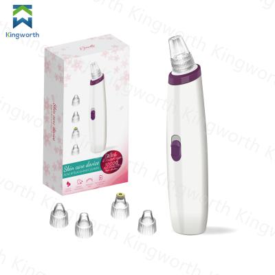 China Kingworth Black Head Low Price Electric Facial Pore Remover Vacuum Blackhead Remover for sale