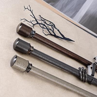 China Wholesale Popular Customized Designer Curtain Rod Double Track Curtain Rail Fancy Curtain Rods From China Good Quality for sale