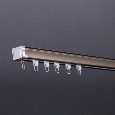 China Home Office Hotel Factory Aluminum Curtain Track In Rails Easy Installation Popular Wholesale High Quality Curtains Accessory for sale