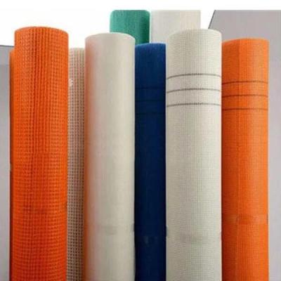 China Beständige EIFS Fiberglas-Masche 4x4mm des orange Alkali- zu verkaufen