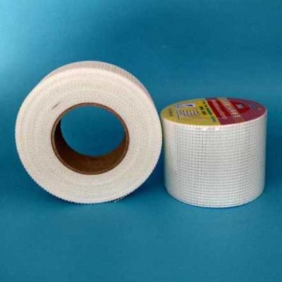 China 3 Zoll der Breiten-45m Rollenfiberglas-Baumwollstoff-Band-Alkali-Widerstand- zu verkaufen