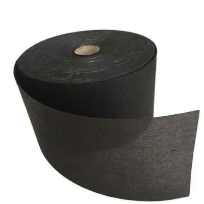 China 60g black color non woven Fiberglass tissue used For Acoustic Ceiling Panel for sale