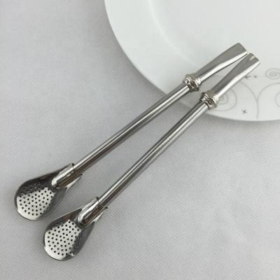 China Viable stainless steel of HS84-BS Straw Spoon, Yerba Mate Straw Spoon and Bombillas Straw Spoon for sale