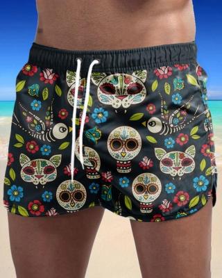 China Breathable Comfortable Spandex/Cotton/Bamboo Fiber Men's Clothing Beach Shorts Casual Factory Summer Shorts Wholesale Stock QY0317 for sale